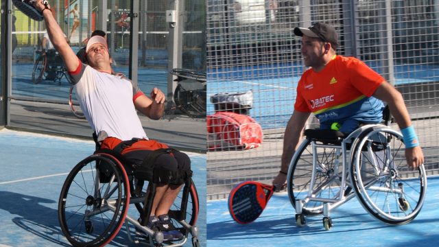 Sergio Agea y Edorta de Anta ganan la cuarta prueba del campeonat de España de padel en silla de ruedas