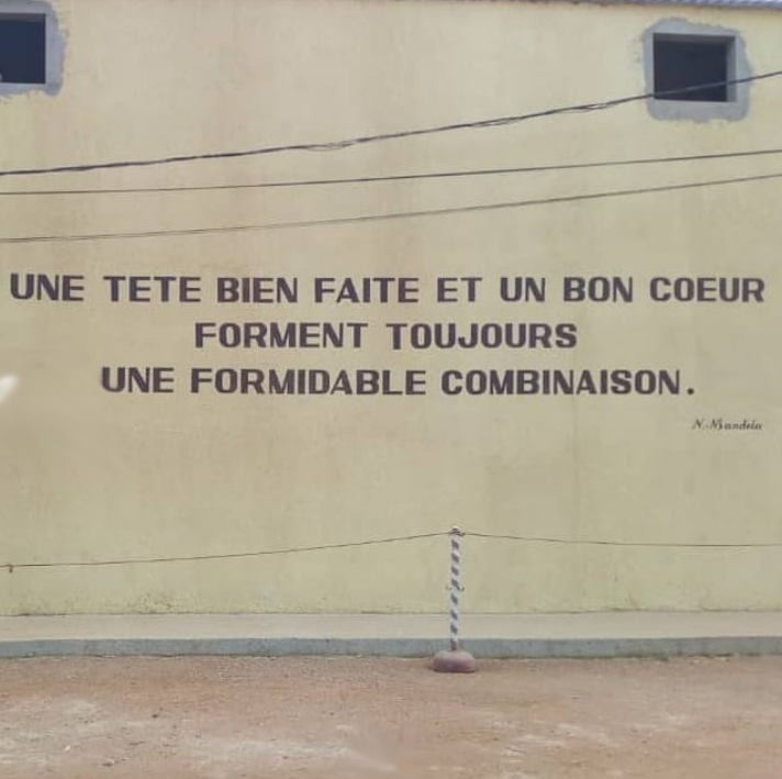 Robin Haziza Taining Academy en Senegal. Frase de Nelson Mandela